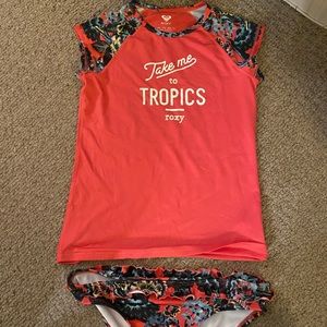 Roxy Bathing Suit Girls XXL